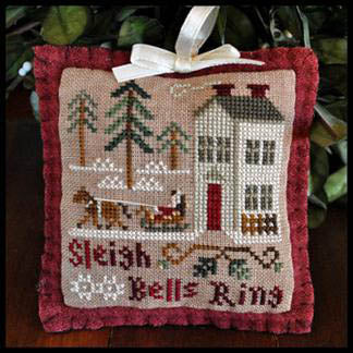 2012 Ornament 4 - Sleigh Bells Ring (#202) | Little House Needleworks