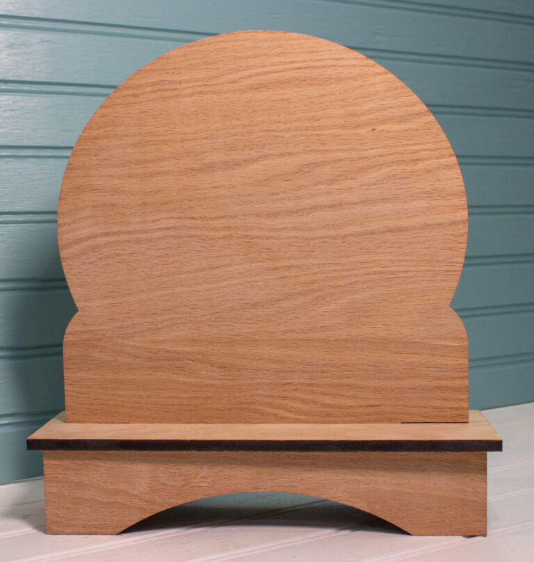 Snow Globe Wooden Backer | Cherry Blossoms