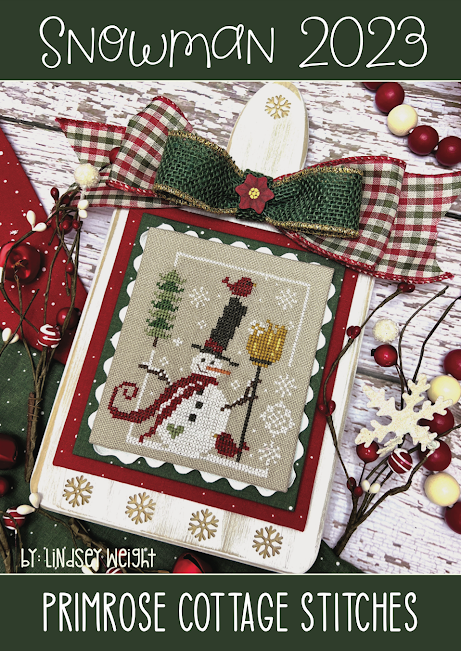 Snowman 2023 (#356) | Primrose Cottage Stitches