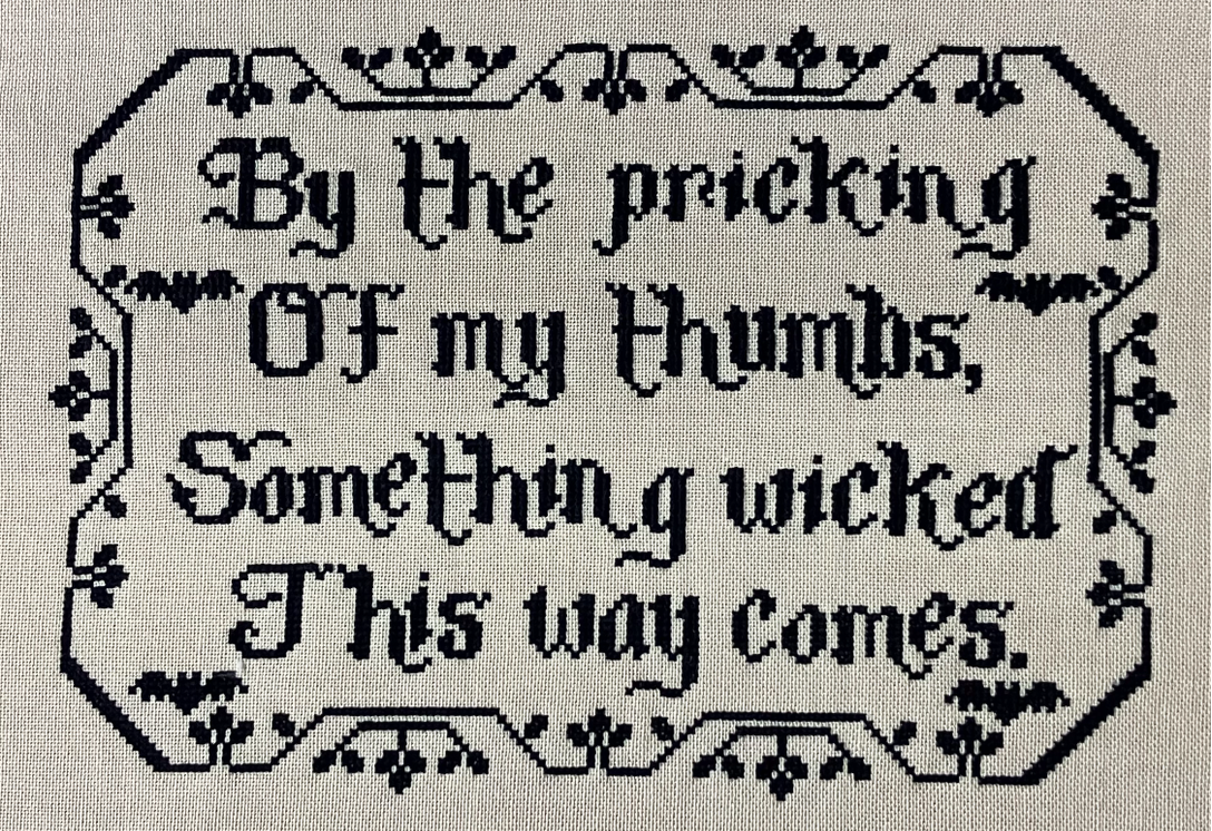 Something Wicked This Way Comes | Barefoot Needleart