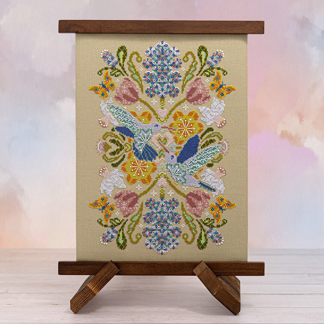 Spring Hummingbird Mandala | Counting Puddles