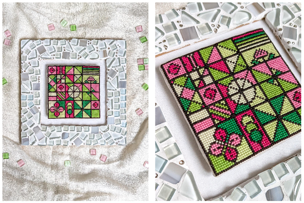 Spring Mosaic | Shaded Stitchery