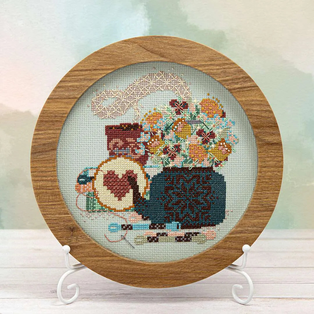 Springtime Sip + Stitch | Counting Puddles