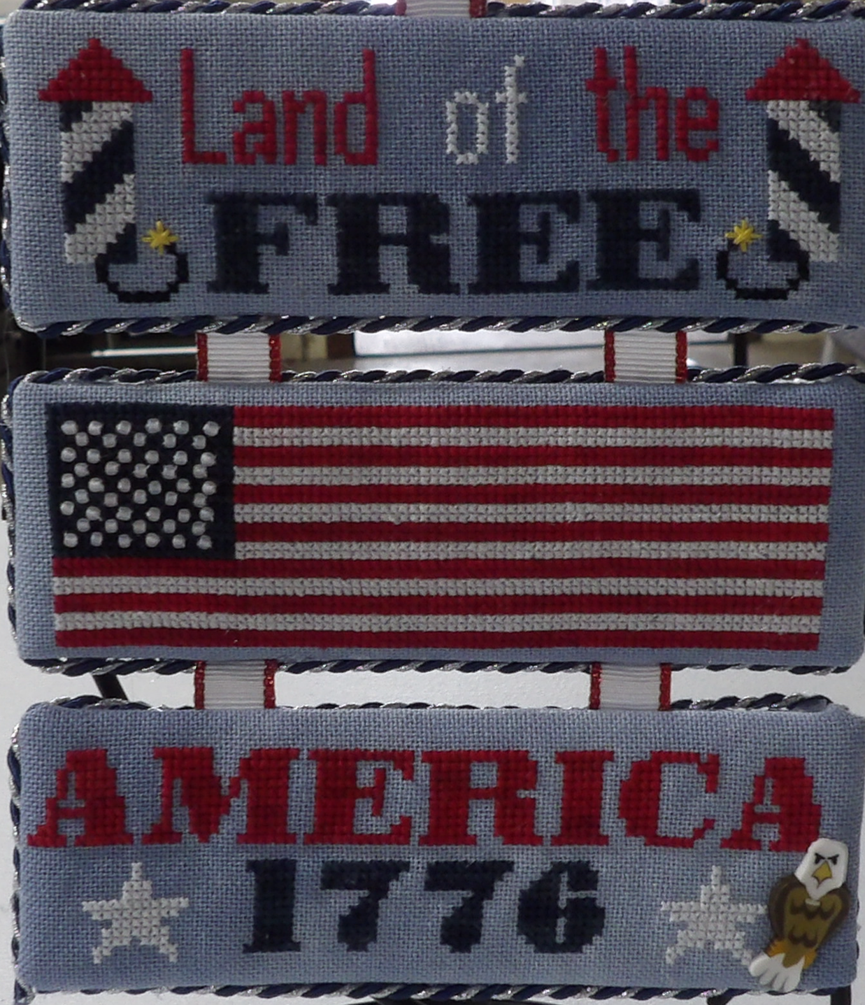 Star-Spangled Trio | Barefoot Needleart