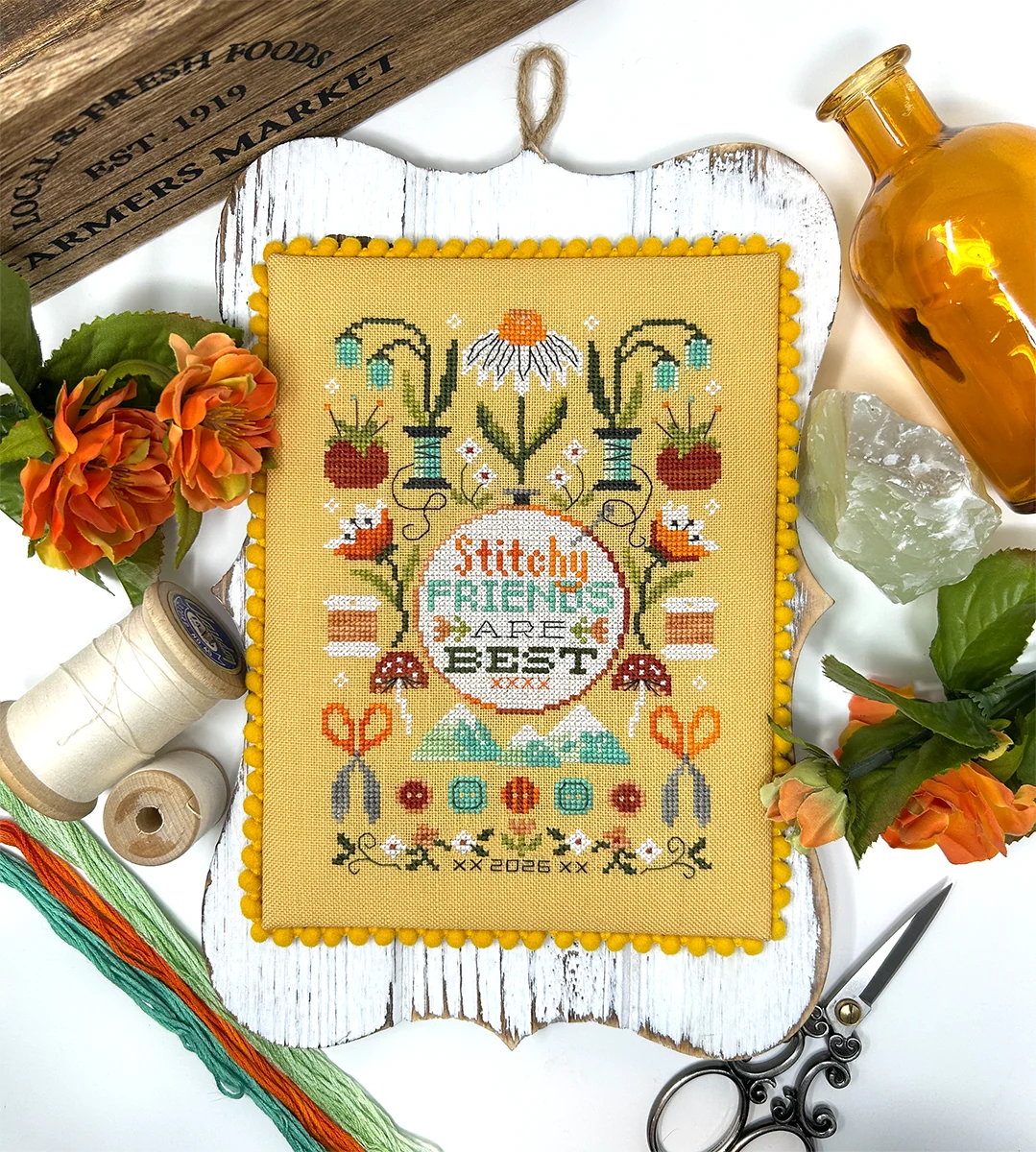 Stitchy Friends Are Best | tiny modernist