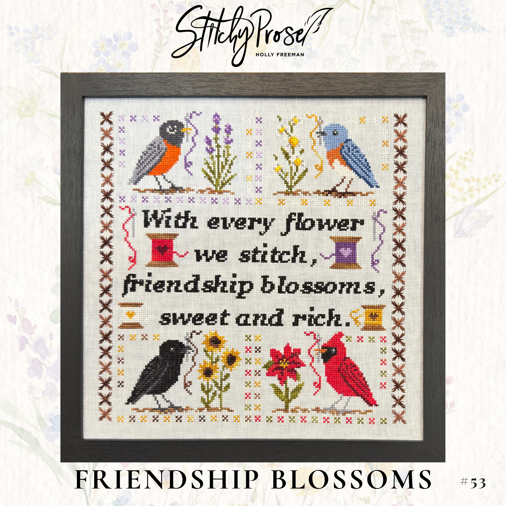 Friendship Blossoms | Stitchy Prose