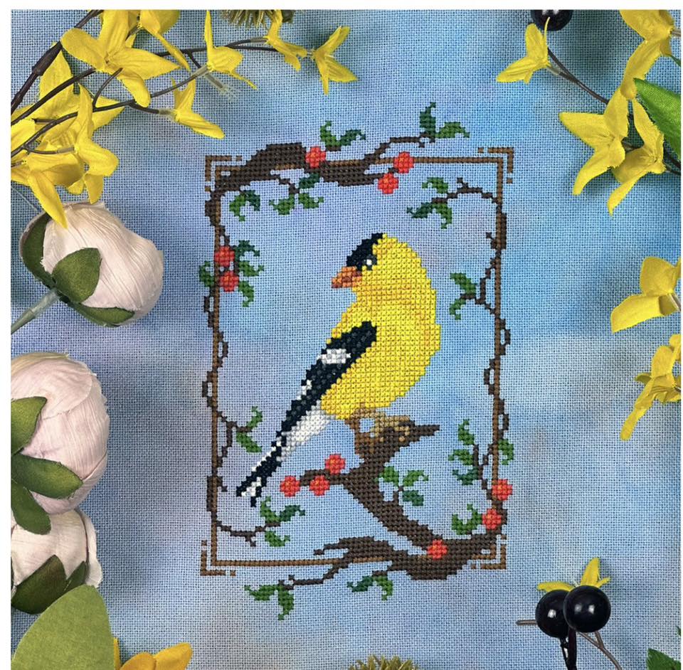 Summer Goldfinch | The Stitch Crypt