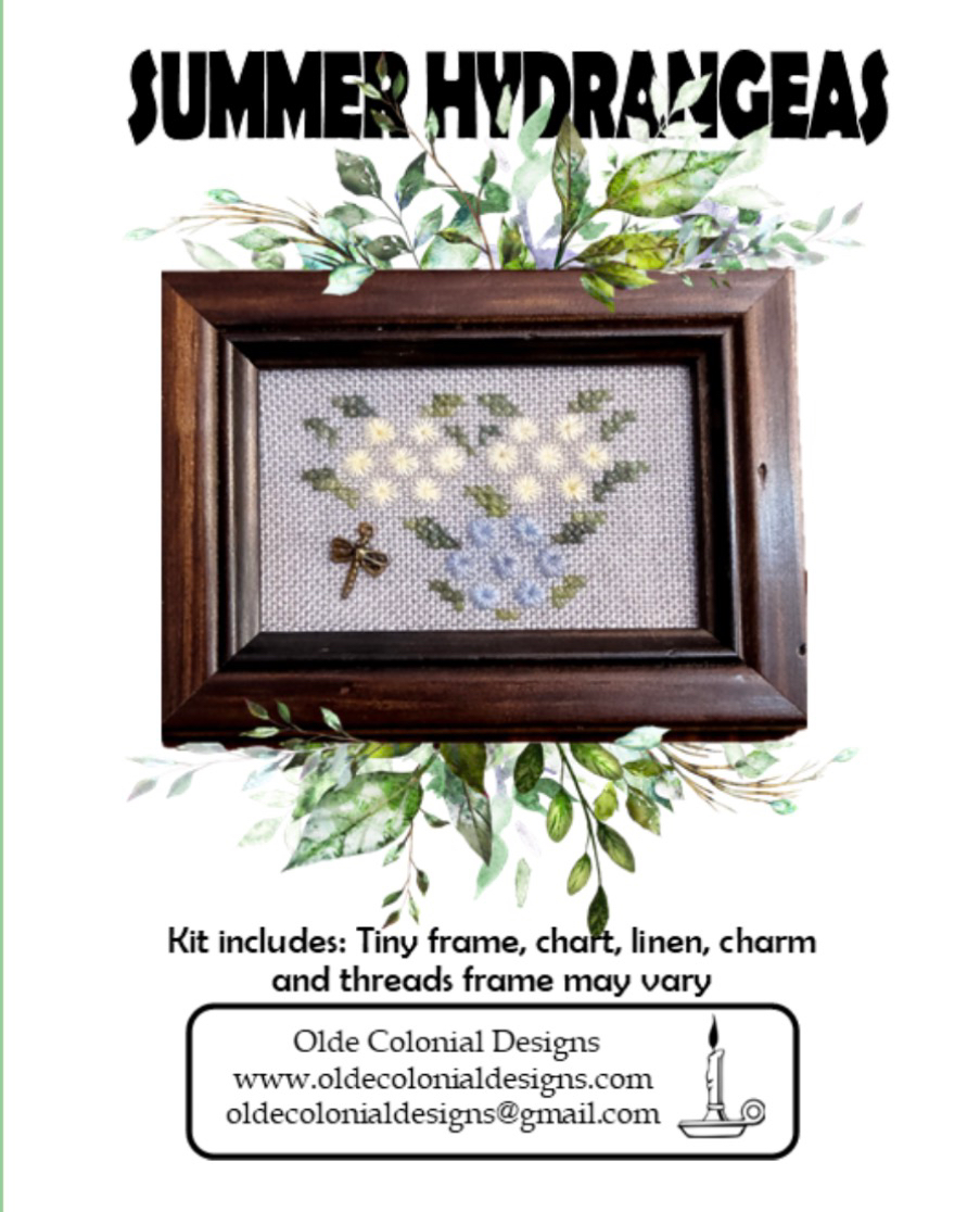 Summer Hydrangea Frame Kit | Olde Colonial Designs