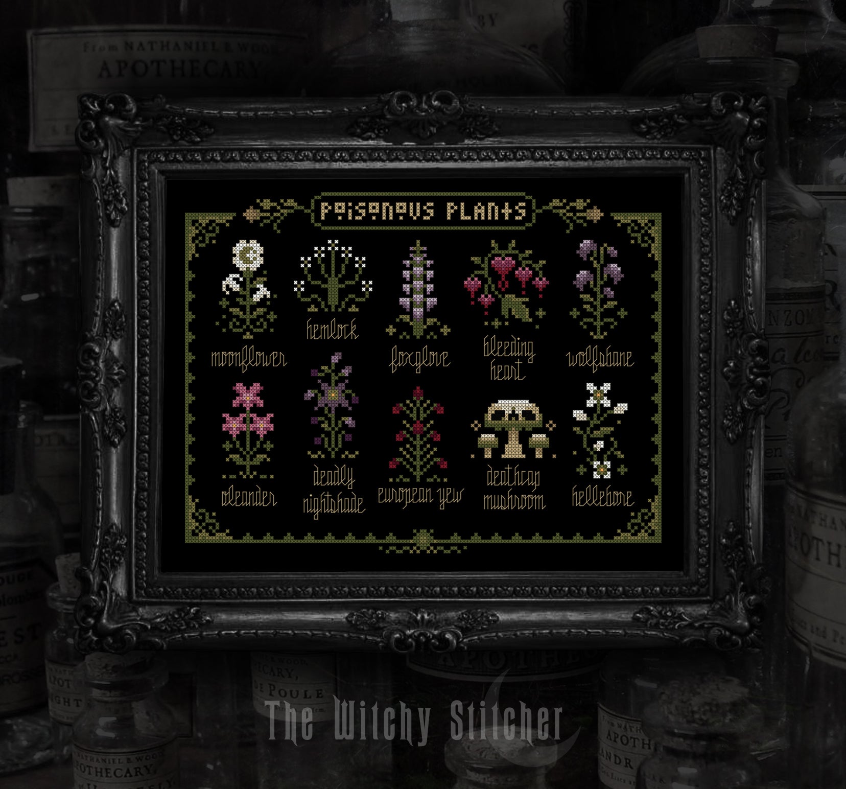 Poisonous Plants | The Witchy Stitcher