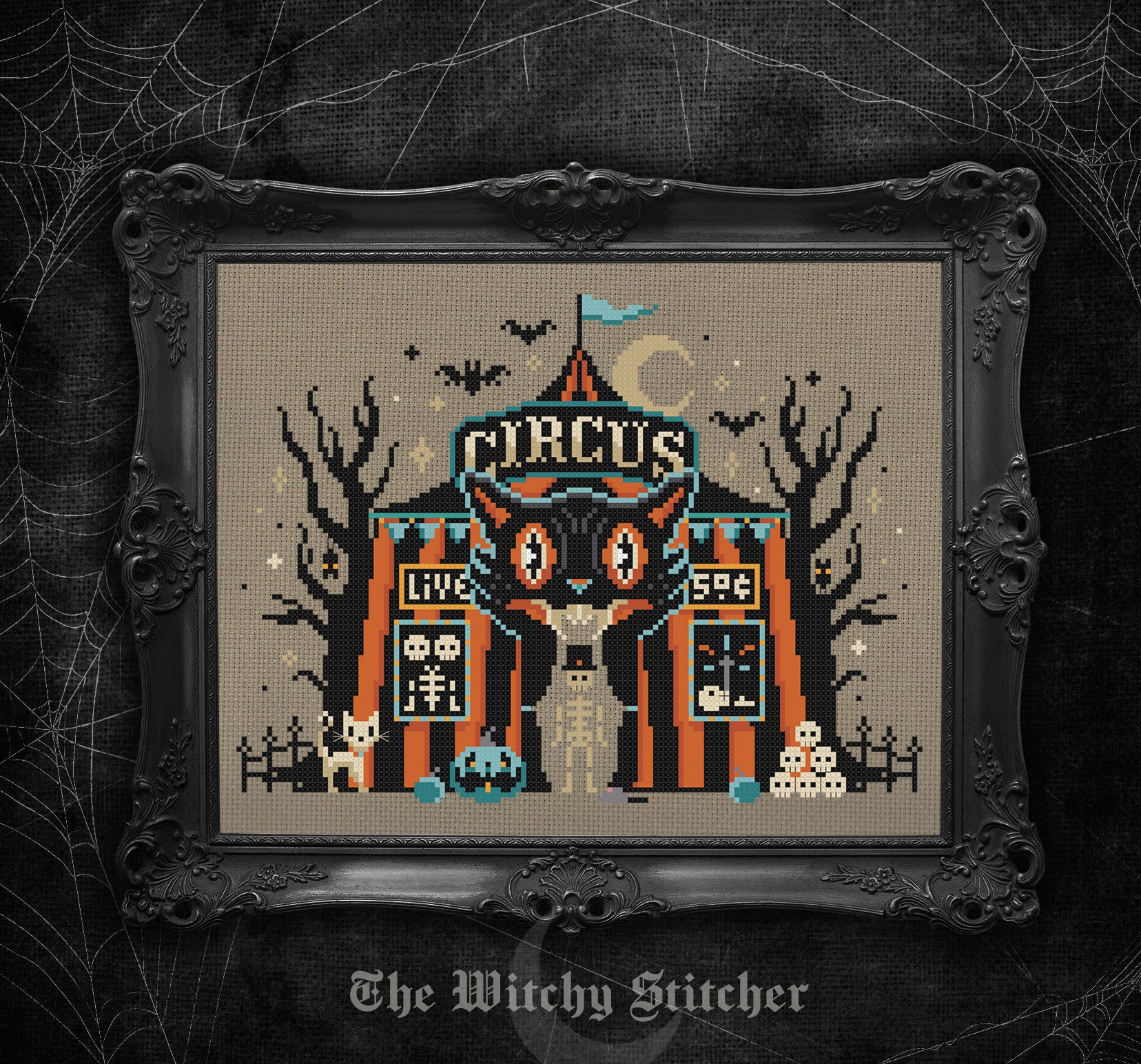 Vintage Halloween Big Top | The Witchy Stitcher