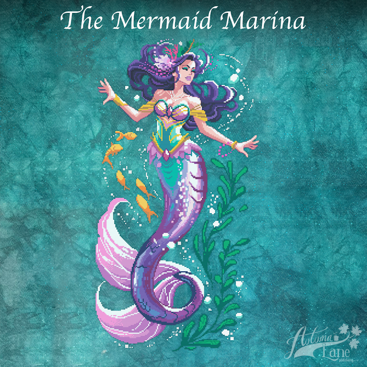 Mermaid Marina | Autumn Lane Stitchery
