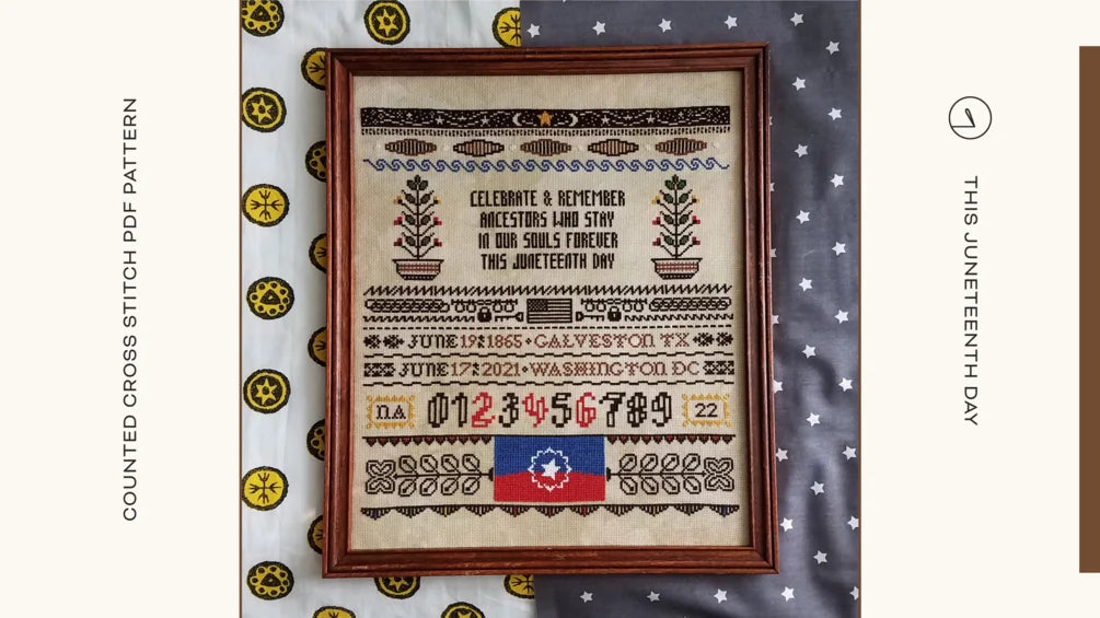 This Juneteenth Day | Shaded Stitchery
