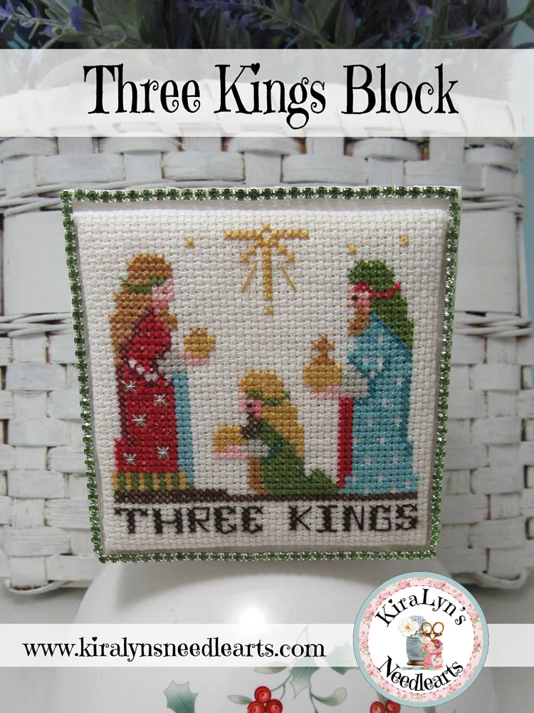 Three Kings Block | KiraLyn's Needlearts