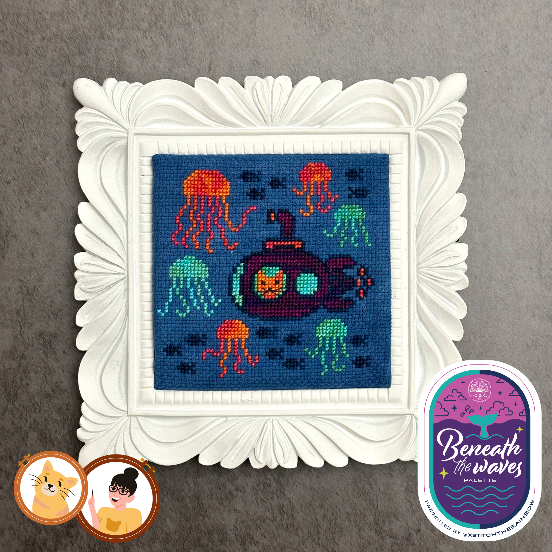Jam and the Jellies | TopKnot Stitcher (via Stitchy Prose)