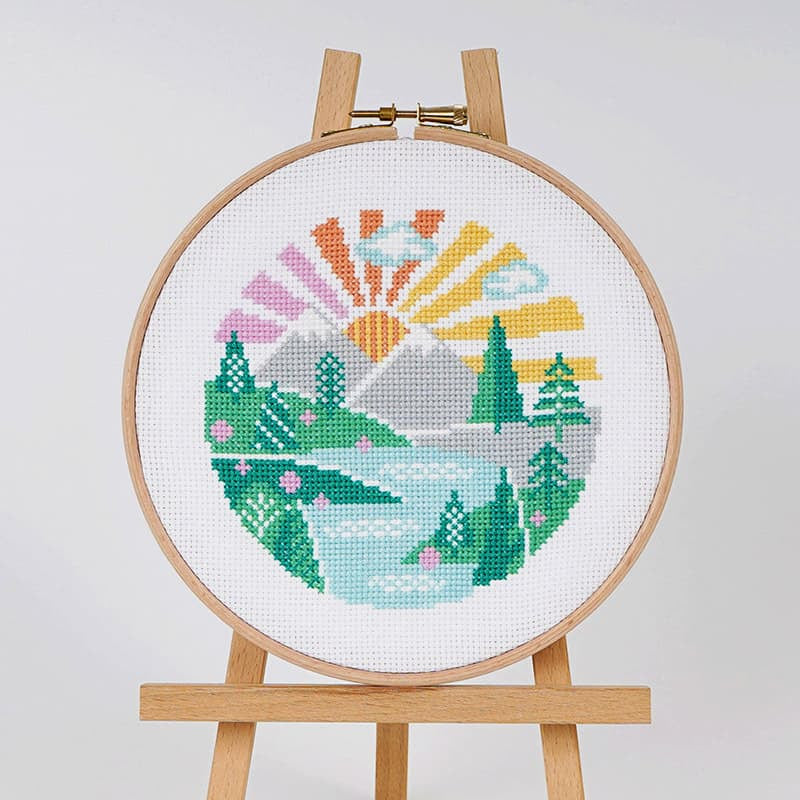Wandering Peaks | Caterpillar Cross Stitch