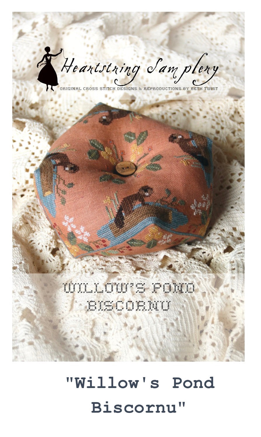 Willow's Pond Biscornu | Heartstring Samplery