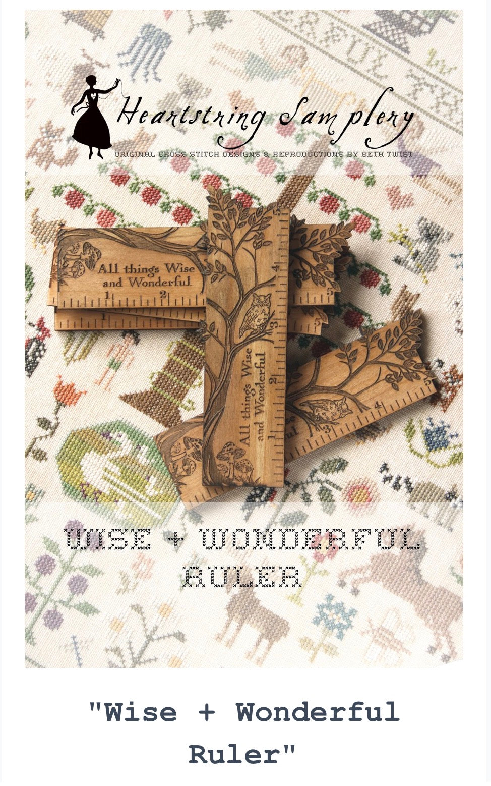 Wise and Wonderful (Ruler) | Heartstring Samplery