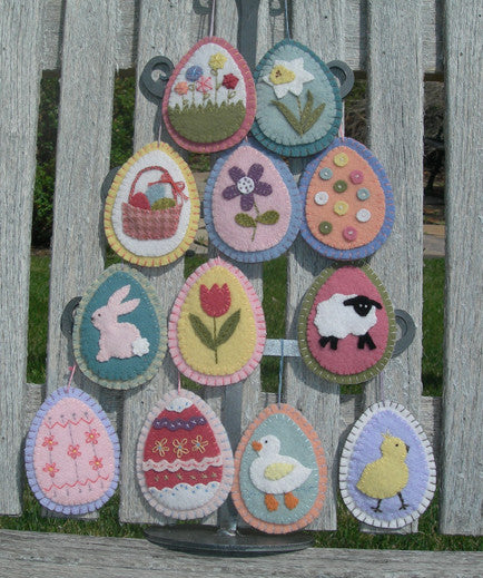 Wool Easter Ornaments | Under the Garden Moon