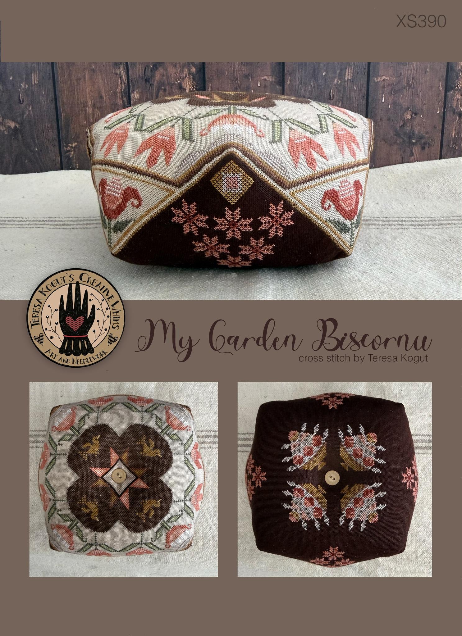My Garden Biscornu | Teresa Kogut