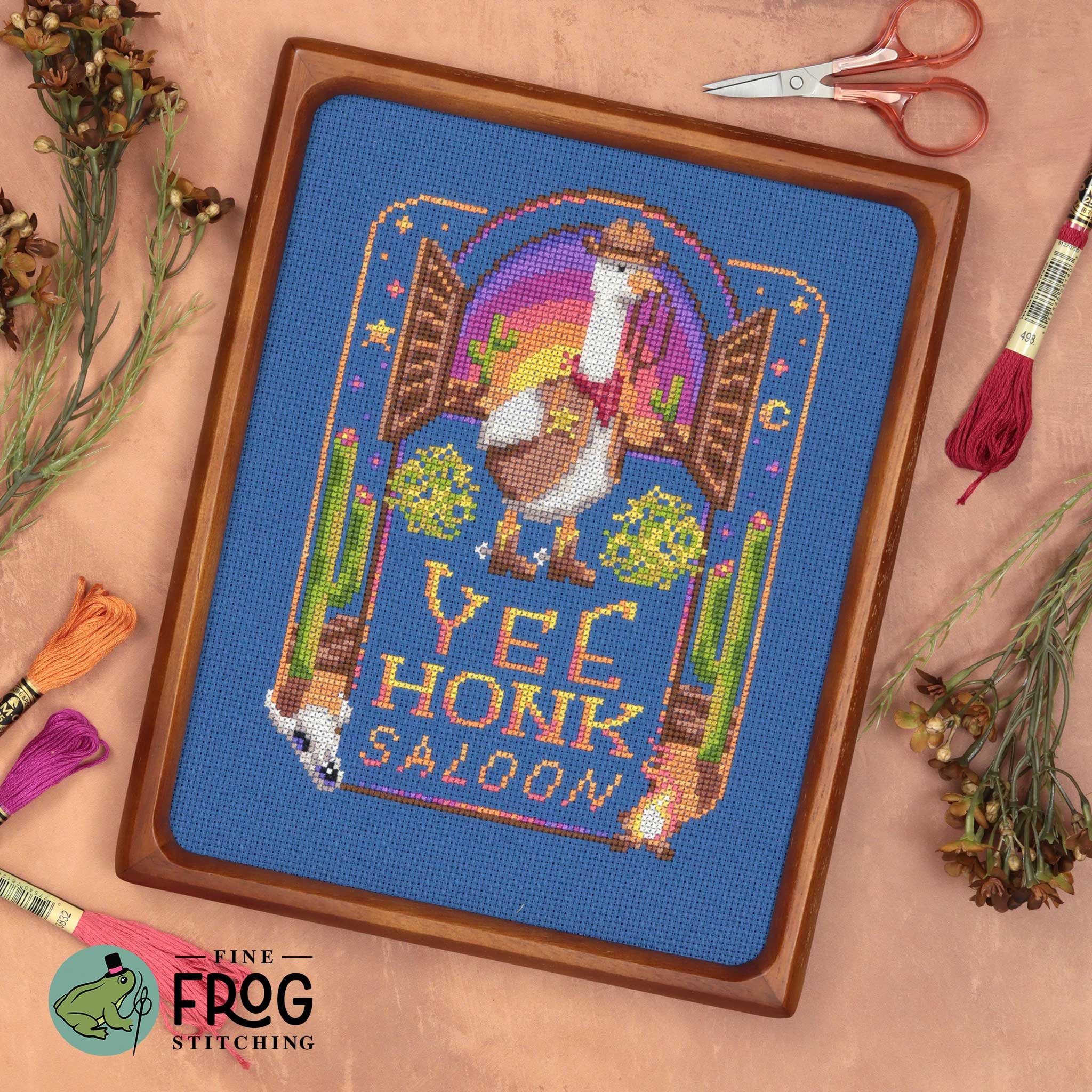 Yee Honk Saloon | Fine Frog Stitching
