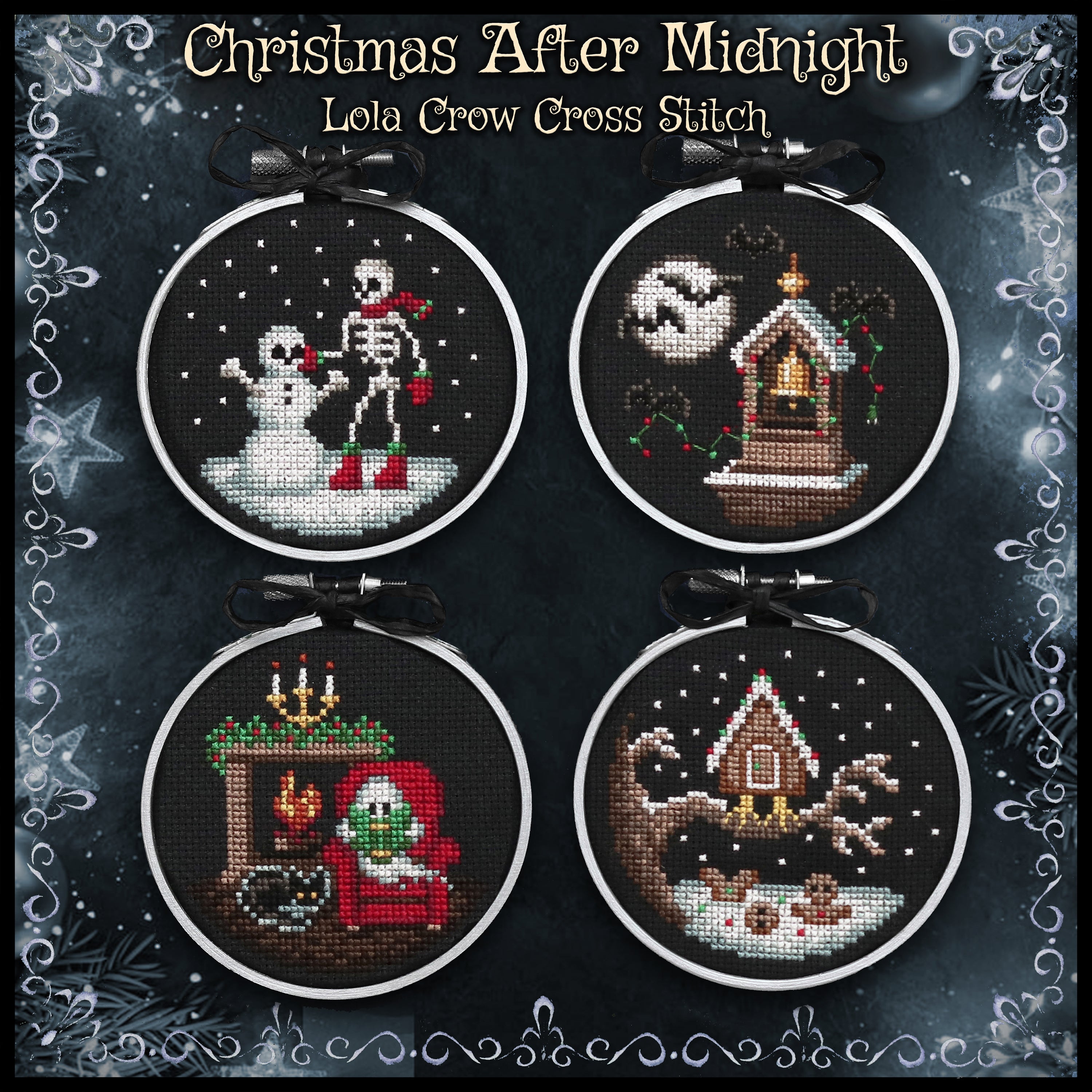 Christmas After Midnight | Lola Crow Cross Stitch