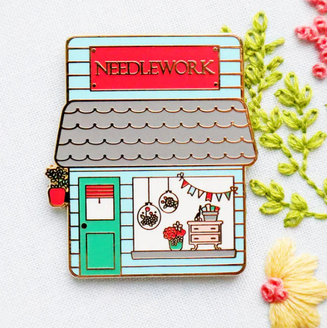 Needlework Shop Needle Minder | Flamingo Toes