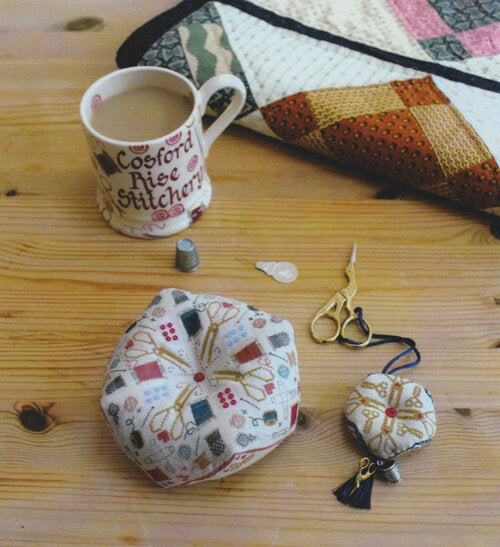 Love to Stitch Biscornu and Scissor Fob | Cosford Rise