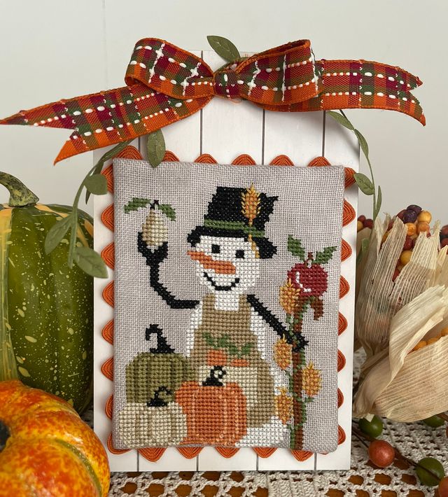 The Pumpkins’ Snowman | Mani di Donna