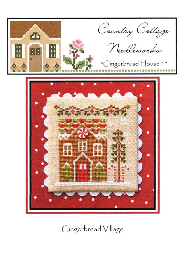 Gingerbread Village 3 - Gingerbread House 1 | Country Cottage Needleworks