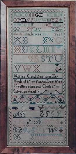The Hannah Breed Sampler (#763) | The Scarlet Letter
