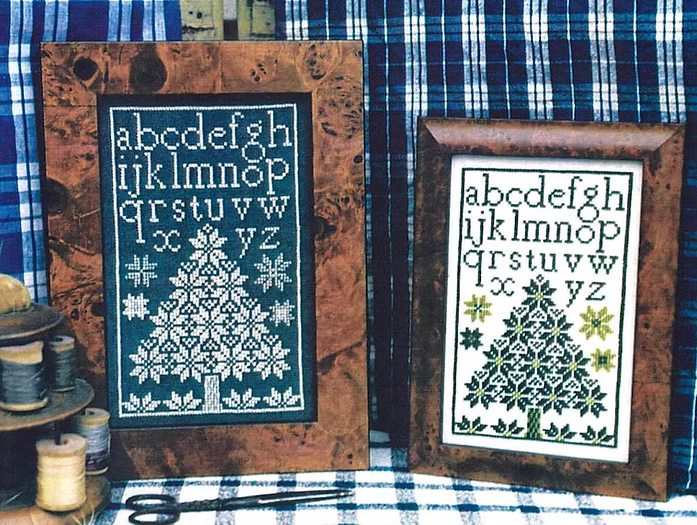 Companion Quaker Christmas Tree Sampler | Carriage House Samplings
