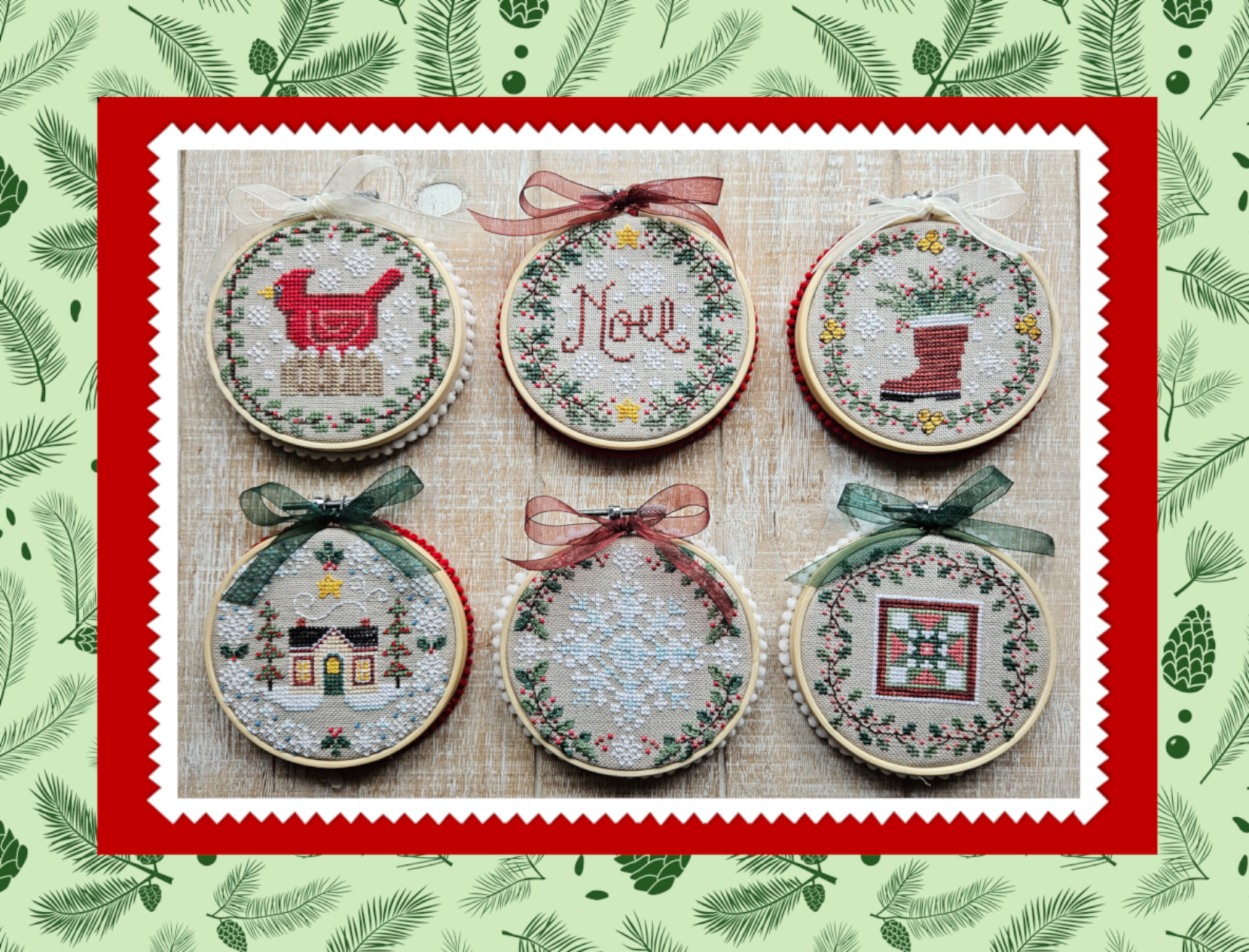 Christmas Mini Rounds | Waxing Moon Designs