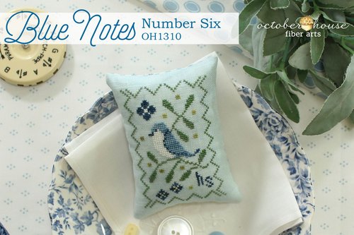 Blue Notes - Number Six | october house fiber arts