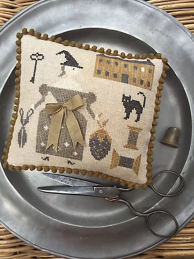 The Goode Stitching Witch Pinkeep (#1119) | Stacy Nash Designs