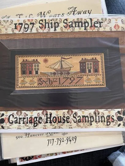 1797 Ship Sampler (#794) | Carriage House Samplings