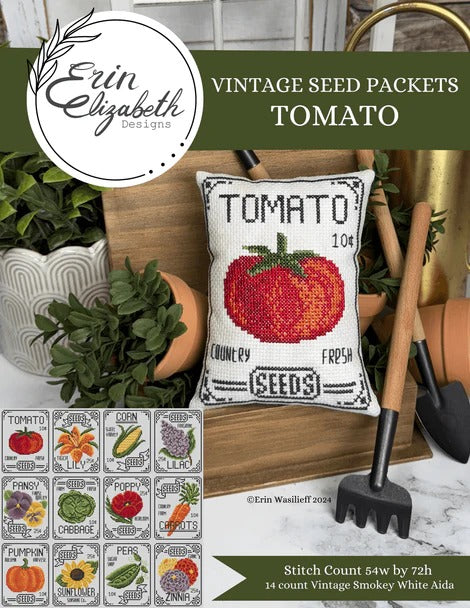 Vintage Seed Packets - Tomato | Erin Elizabeth Designs