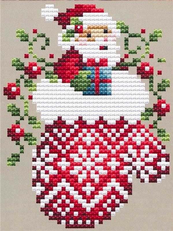 Santa Mitten (#597) | Shannon Christine Designs