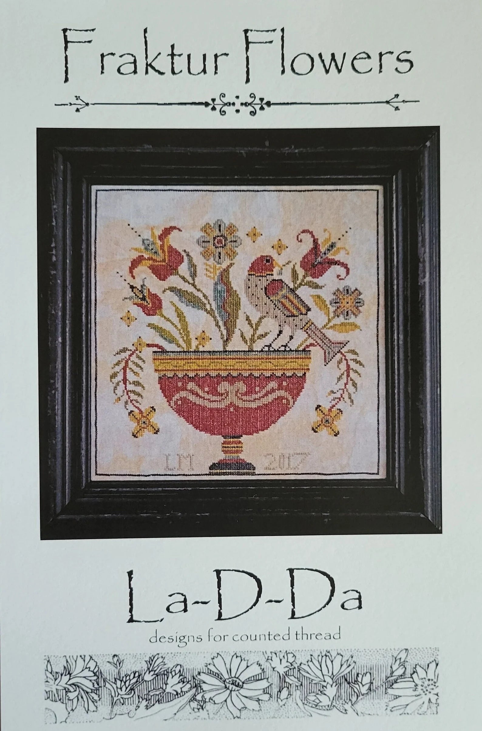 Fraktur Flowers by La D Da