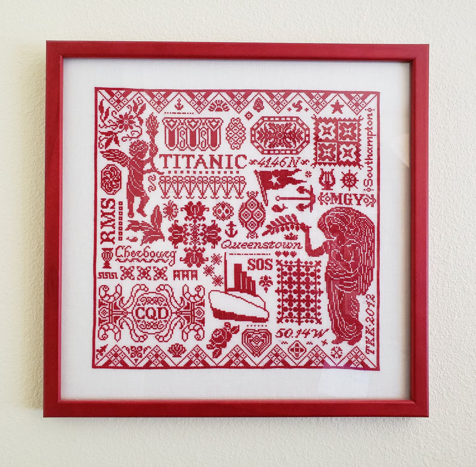 Titanic Sampler | Siren Stitchworks