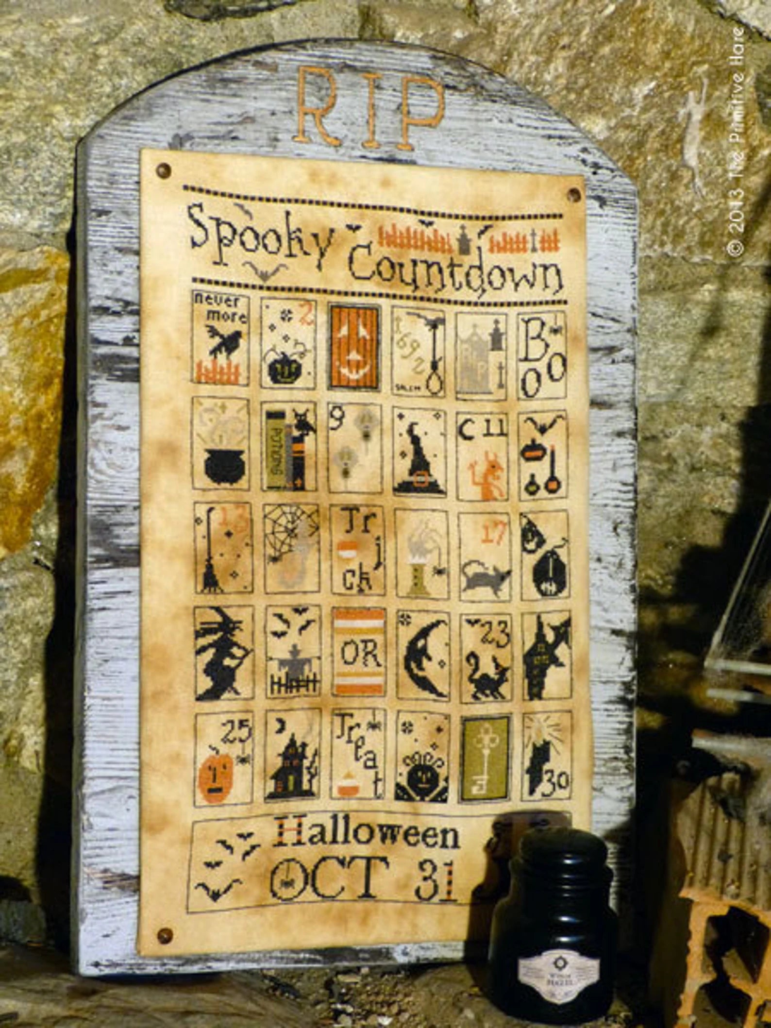 Spooky Countdown | The Primitive Hare