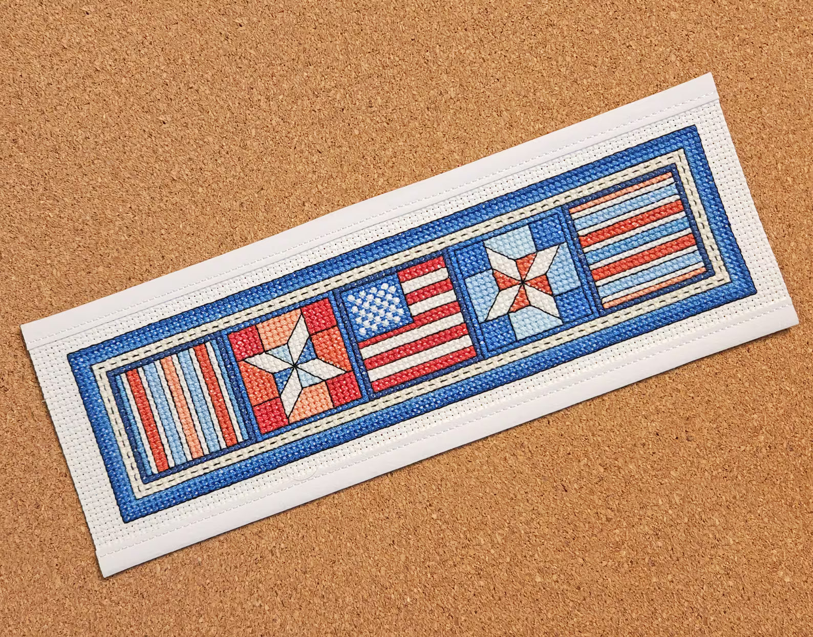 Stars & Stripes Bookmark | Rogue Stitchery