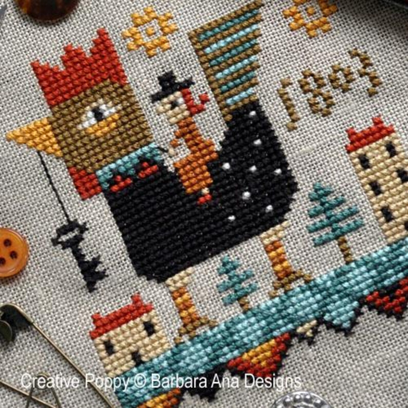 Rooster Ride | Barbara Ana Designs