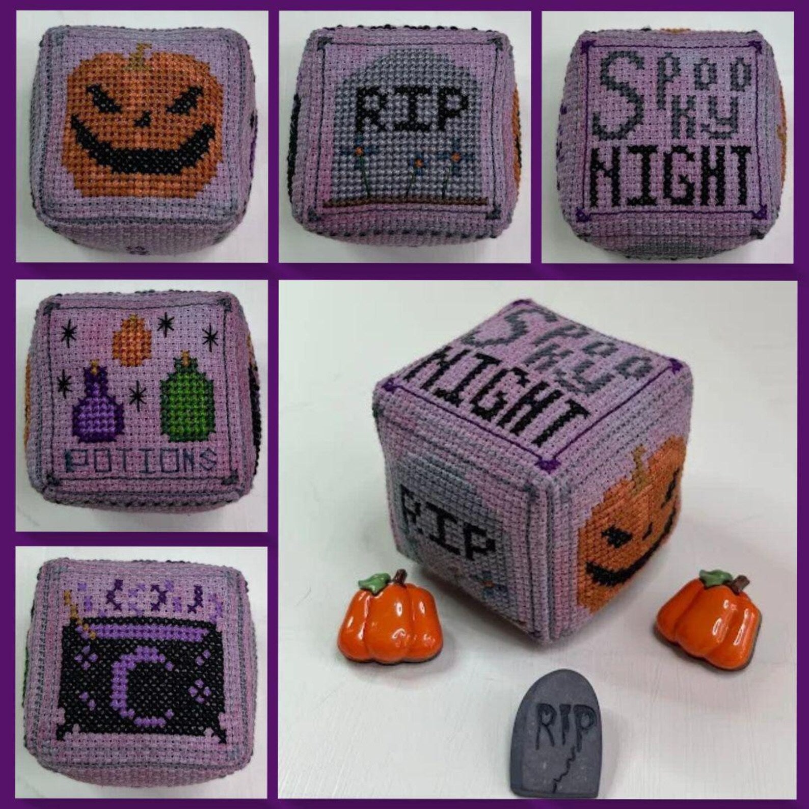 Halloween II – Small Cube Series | Ladybug
Stitches