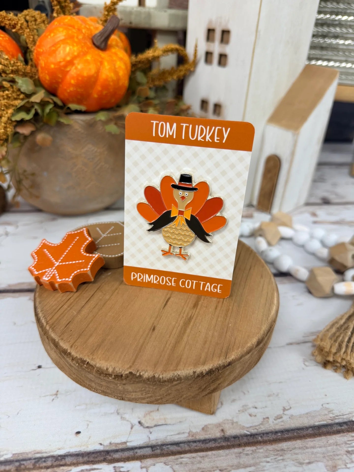 Tom Turkey Needle Minder | Primrose Cottage
