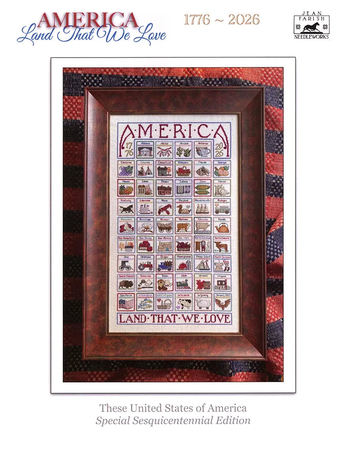 America Land that We Love | Jean Farish Needleworks