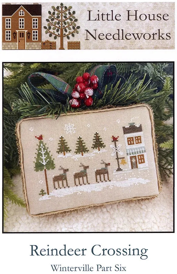 Winterville Reindeer Crossing | Little House Needleworks