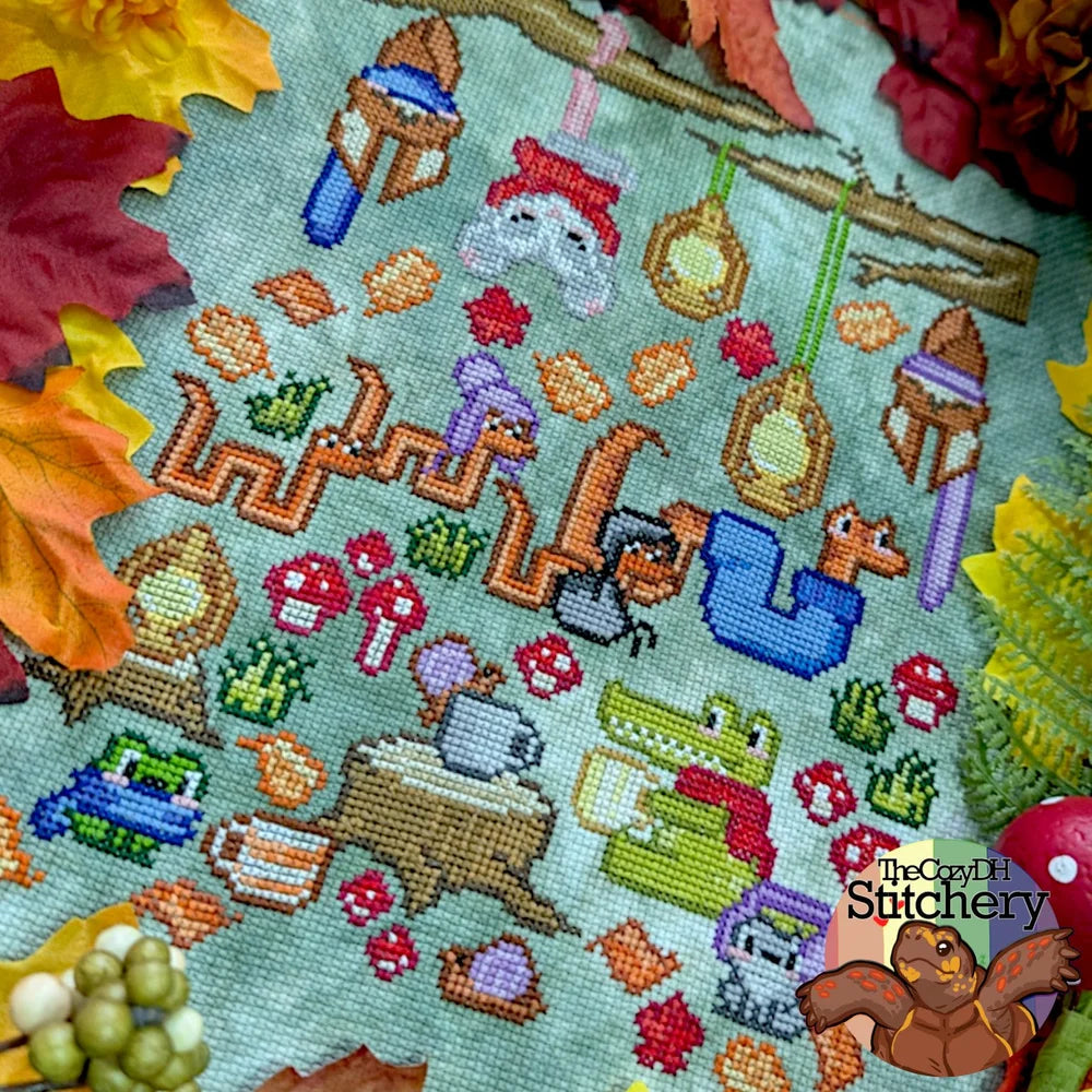 A Misfit Forest Fall | The Cozy DH Stitchery