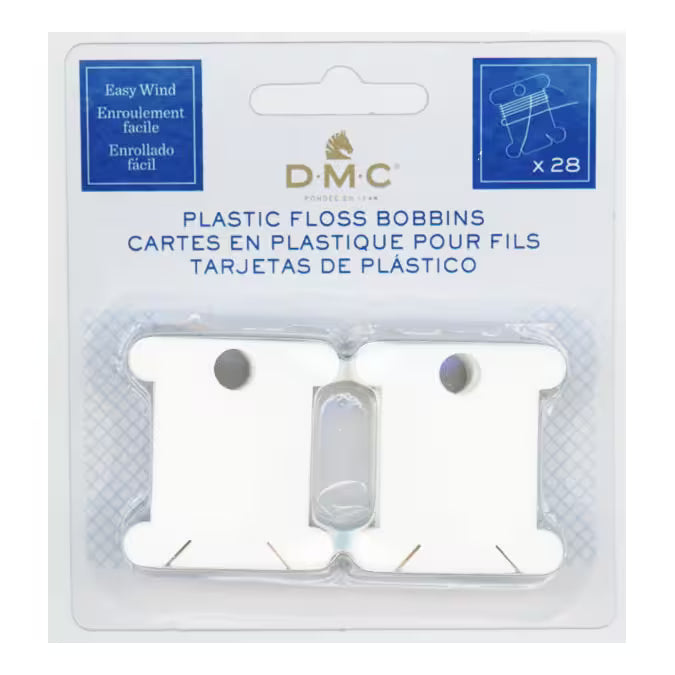 Plastic Floss Bobbin 28ct | DMC