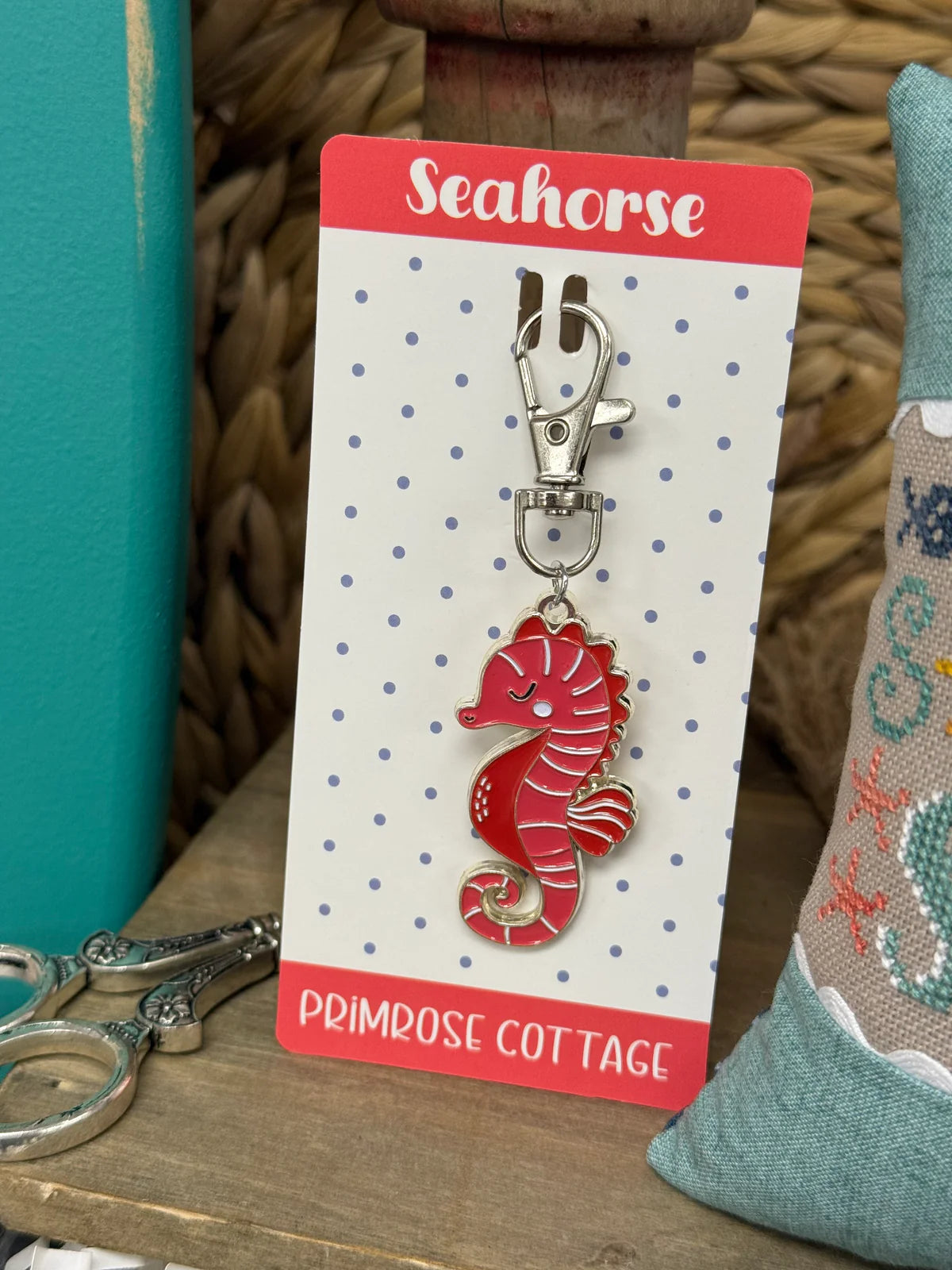primrose cottage seahorse fob