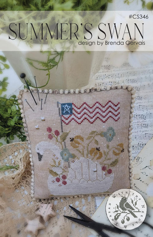 Summer's Swan (#596) | With Thy Needle & Thread